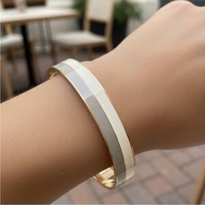 Stylish Enamel Bangle Bracelet
